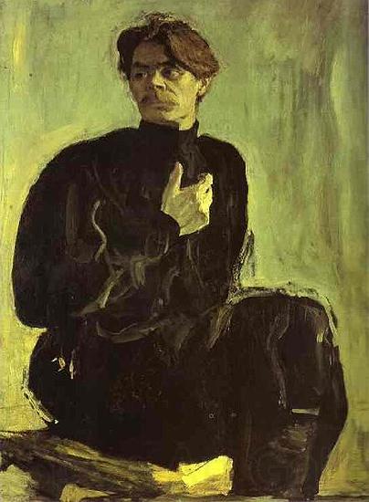 Valentin Serov Portrait of the Writer Maxim Gorky Spain oil painting art